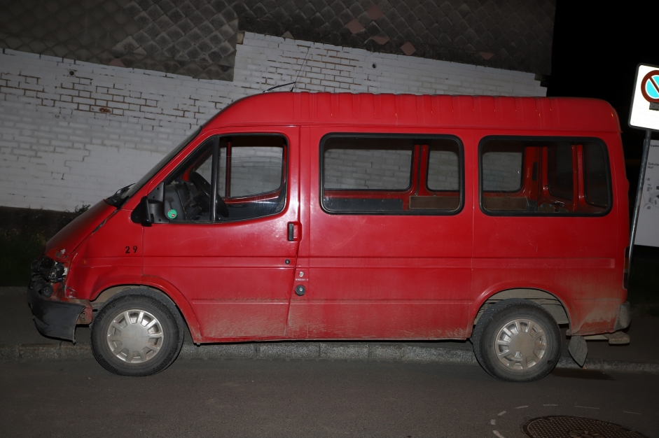 Lieferwagen Verkehrsunfall